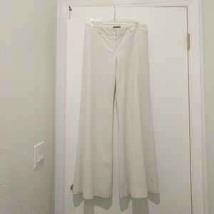 The Limited off white large boot leg dress pants